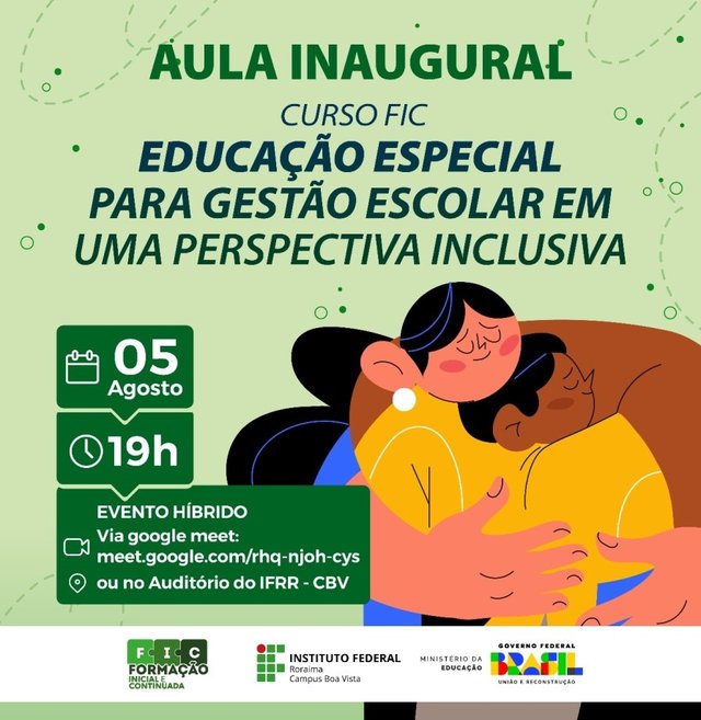 Curso  FIC Educação especial para gestão escolar ocorrerá entre os meses de agosto e novembro