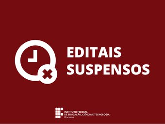Editais Suspensos
