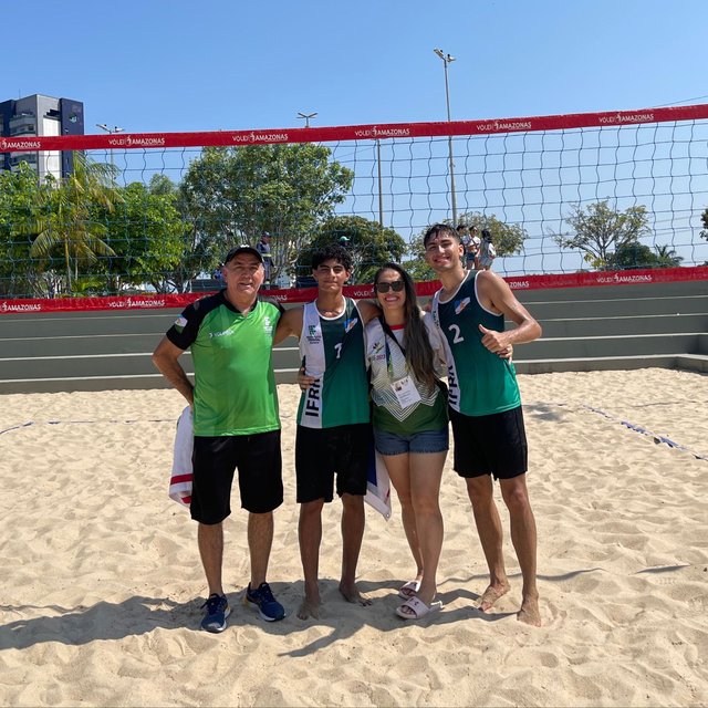 Vôlei de Praia Masculino campeão no JIFS ETAPA NORTE 2023 - Ft Divulgacao