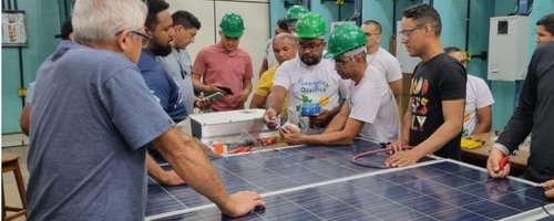 O Campus Boa Vista certificou 118 pessoas para operacionalizar sistemas de geração, transmissão e distribuição de energia elétrica renovável - Ft Divulgação