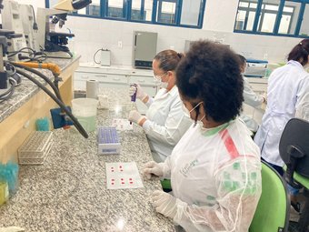 Estudantes e servidores no ambiente do IFRR